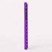 paars gezegend met witte poka - stippen Case-Mate iPhone case (Achterkant/links)