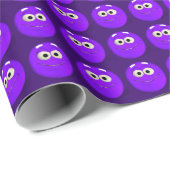 Paars gezicht cadeaupapier (Rol Hoek)