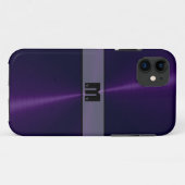 Paars glanzend roestvrij staal Metaal 6 Case-Mate iPhone Case (Achterkant (horizontaal))