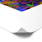 Paars glas Poster (Hoek)