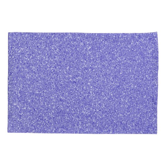 Paars Glitter Personalized Pillow Hoesje Kussensloop (Achterkant)