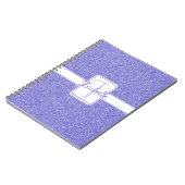 Paars Glitter Persoonlijk Notitieboek (Linkerzijde)