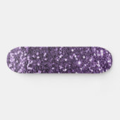 Paars Glitter Skateboard (Horizontaal)