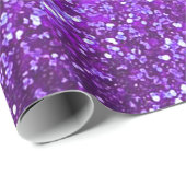Paars glitterpapier cadeaupapier (Rol Hoek)