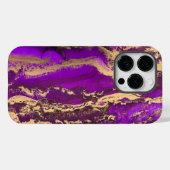 Paars Gold iPhone 14 Pro-hoesje Case-Mate iPhone Case (Achterkant (horizontaal))