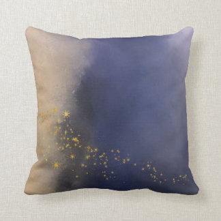 Paars Gold Splatter Ombre Sierkussen