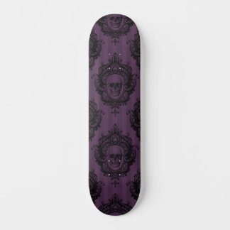 Paars gothic Dark Digital Pattern Skateboard