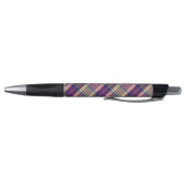 Paars, goud en blauw Tartan Pen (Bodem)