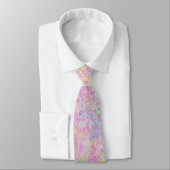  paars goud en roze textuur stropdas (Gebonden)