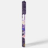 PAARS GREEN GOLD MARDI GRAS VROUW Case-Mate iPhone CASE (Achterkant / Rechts)