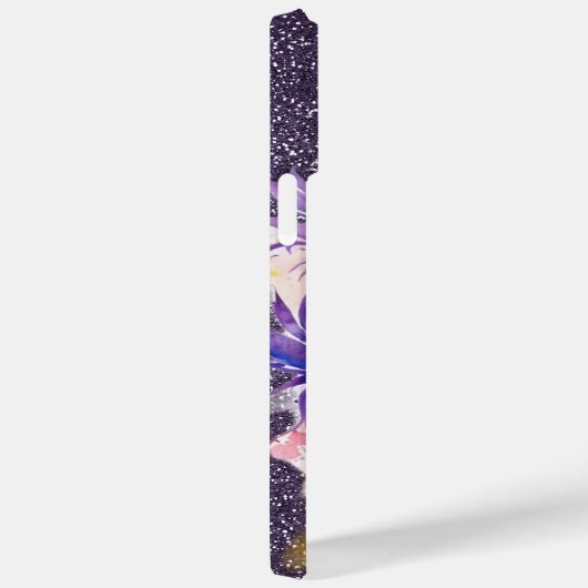 PAARS GREEN GOLD MARDI GRAS VROUW Case-Mate iPhone CASE (Achterkant / Rechts)