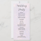 Paars grijs en wit modern weddenschap (Achterkant)