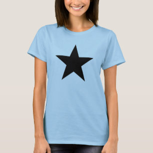 Paars grijs groen vijfpunts Star Pentagram T-shirt