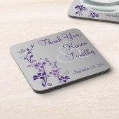 Paars grijze stel voor Onderzetter van het huwelij (Linkerzijde)