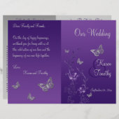 Paars grijze vlinderbloemprogramma (Voorkant / Achterkant)