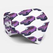 Paars Grimlin stropdas (Opgerold)