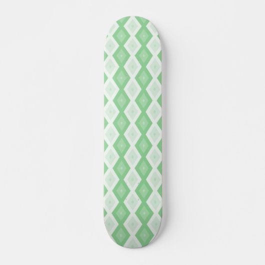 Paars groen diamantpatroon skateboard (Voorkant)