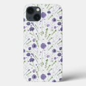 Paars groen gekleurd ventilatorpatroon Hoesje-Mate Case-Mate iPhone Case (Achterkant)