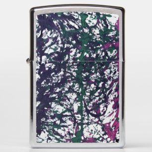 Paars, Groen, Roze, Marmer Kunstwerk