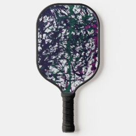 Paars, Groen, Roze, Marmer Kunstwerk Pickleball Paddle