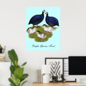 Paars-Guinea Poster (Thuiskantoor)