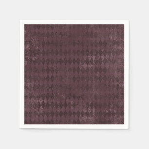  Paars Harlequin Patroonpapier Servet