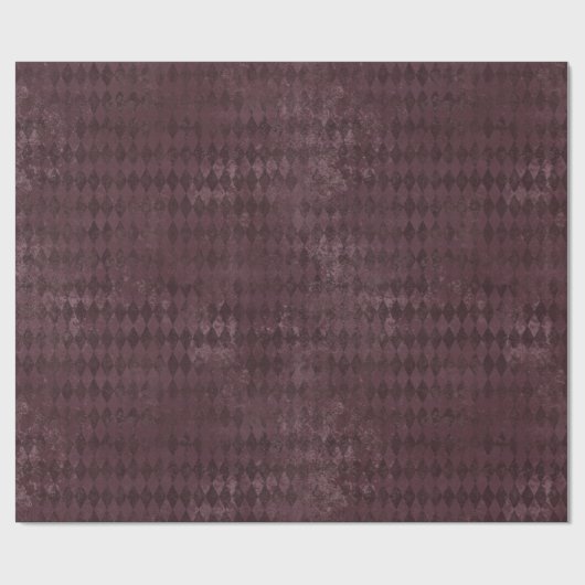 Paars Harlequin Pattern Cadeaupapier (Vlak)