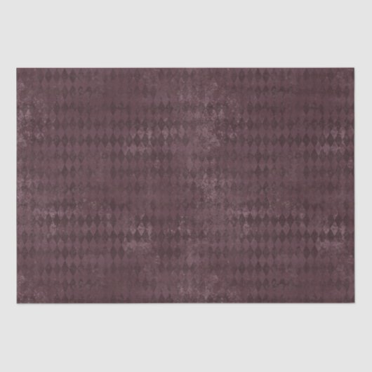 Paars Harlequin Pattern Tissuepapier (Voorkant)