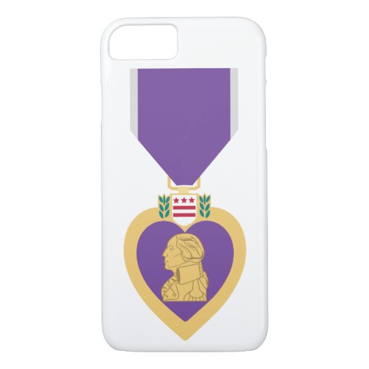 Paars hart Case-Mate iPhone case (Achterkant)