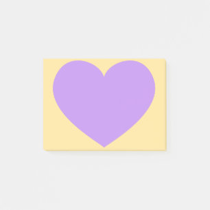 Paars hart post-it® notes