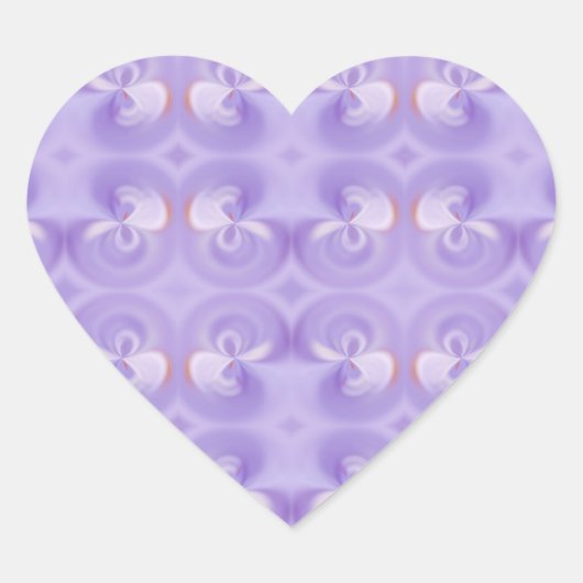Paars Hart Sticker (Voorkant)