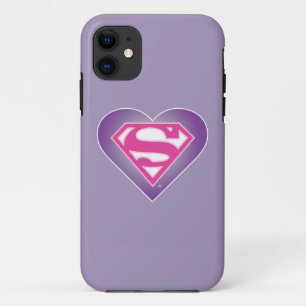 Paars Heart S-Shield iPhone 11 Hoesje