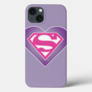 Paars Heart S-Shield iPhone 13 Hoesje