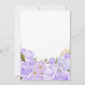 paars Hoe goed ken je de bruid? Kaart (Achterkant)