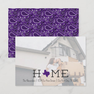 Paars HOME Texas Moving Announement