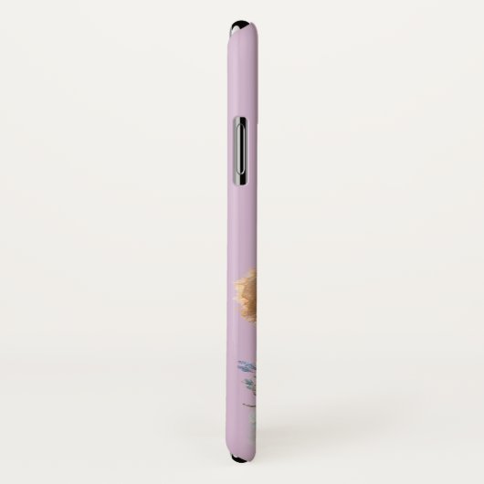 Paars Hondenliefhebber met handmatige afwerking Case-Mate iPhone Case (Achterkant / rechts)