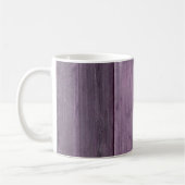Paars hout om het te personaliseren koffiemok (Links)