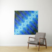 Paars Ikat X GL TooTapestry Wandkleed (In Situ (horizontaal))