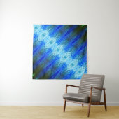 Paars Ikat X GL TooTapestry Wandkleed (In situ)