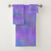 Paars Iridescent Shimmer Glamor Girl Bad Handdoek (Insitu)