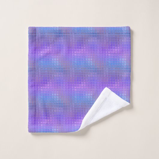 Paars Iridescent Shimmer Glamor Girl Bad Handdoek (Wasdoekje)
