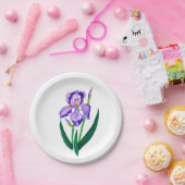 Paars Iris Papier Bord (Feest)