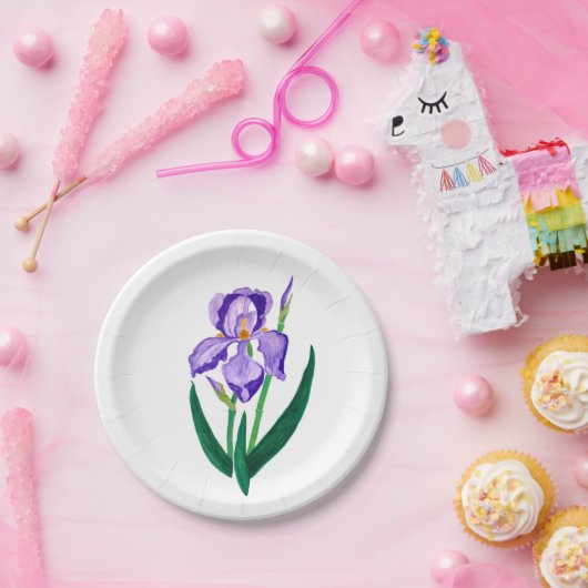 Paars Iris Papier Bord (Feest)