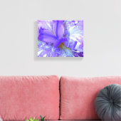 Paars Iris Wrapped Canvas Afdruk (Insitu (Woonkamer))