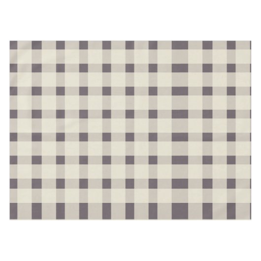 Paars Ivory Gingham Pattern Tafelkleed (Voorkant (Horizontaal))