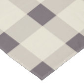 Paars Ivory Gingham Pattern Tafelkleed (Gekanteld)