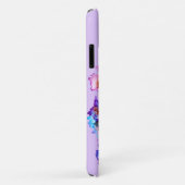 Paars jacaranda waterverf mooie kunst Case-Mate iPhone case (Achterkant/rechts)