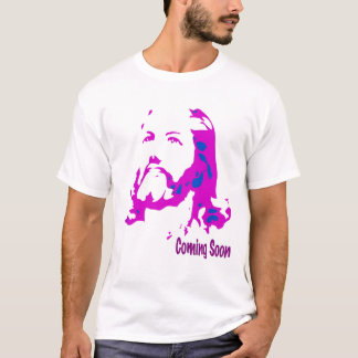 Paars Jezus shirt