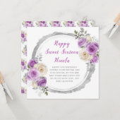 Paars Kaart (Voorkant / Achterkant in situ)