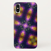 Paars Kaleidoscope Cross Pattern Case-Mate iPhone Case (Achterkant)